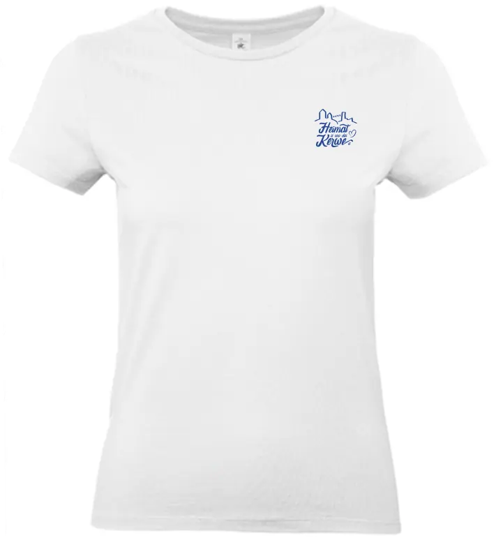 Kerwe Weinheim 2025 T-Shirt Damen, Druckfarbe Royalblau